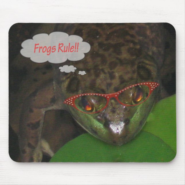 frog 014_edited-2 mouse pad (Front)