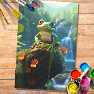 Frog 1 Decoupage Paper