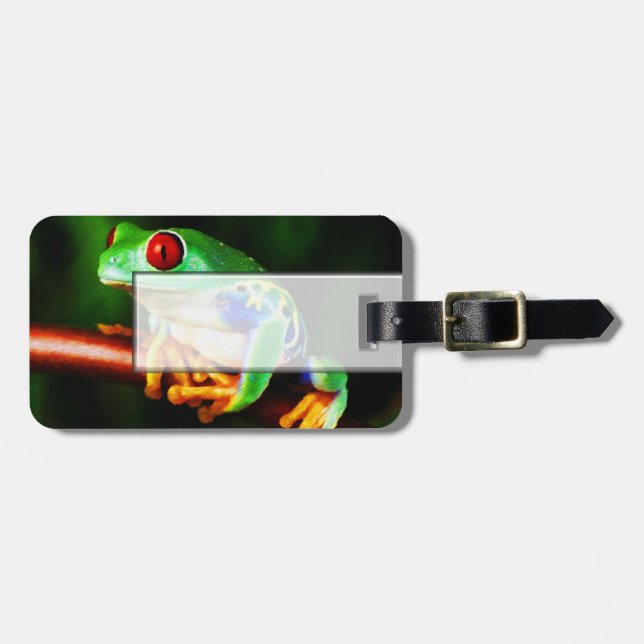 Frog 1 Luggage Tag Options (Front Horizontal)