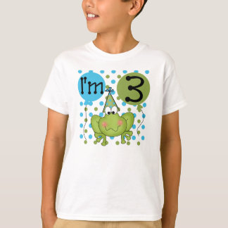 Frog 3rd Birthday (blue) T-Shirt