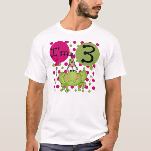 Frog 3rd Birthday (pink) T-Shirt