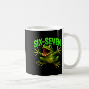 Frog 67 Meme Six Seven Funny Gen Alpha  Coffee Mug