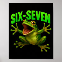 Frog 67 Meme Six Seven Funny Gen Alpha