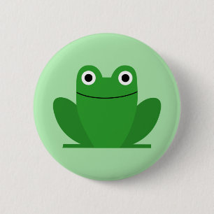 Frog 6 Cm Round Badge