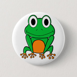 Frog 6 Cm Round Badge