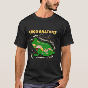 Frog Anatomy Biology Dissection Science Herpetolog T-Shirt