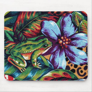 Frog and Flower 2 Mouse Pad