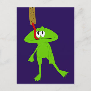 Frog and Flypaper Postcard