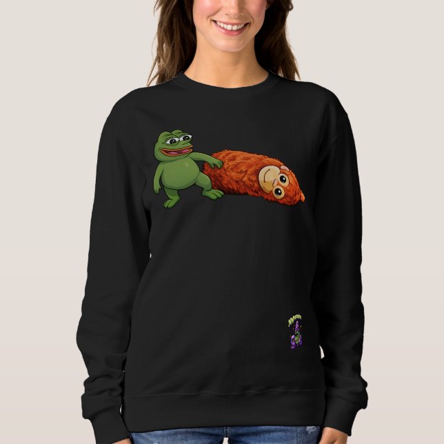 frog and monkey sweatshirt (Front)