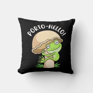 Frog And Mushroom Cushion