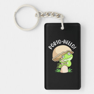 Frog And Mushroom Key Ring