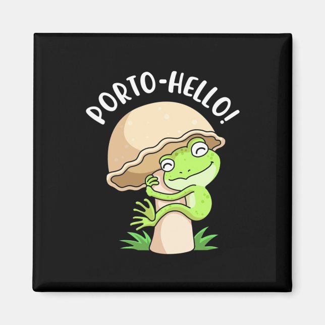 Frog And Mushroom Magnet (Front)