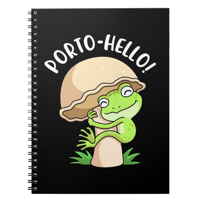 Frog And Mushroom Notebook (Front)