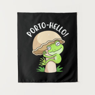 Frog And Mushroom Tapestry
