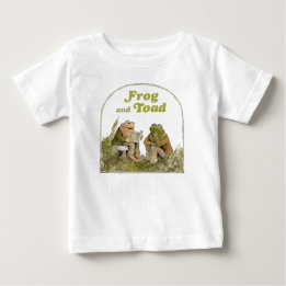 Frog and Toad Read a Book Baby T-Shirt