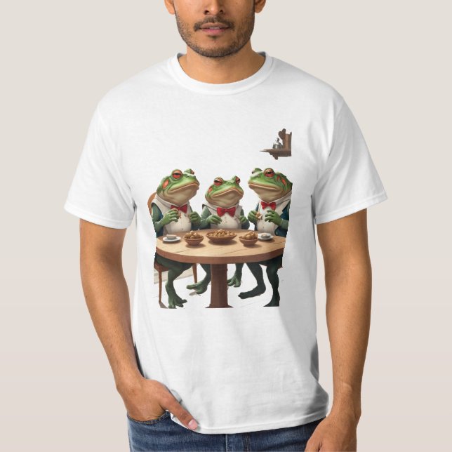 Frog and Toad: We should stop eating... T-Shirt (Front)
