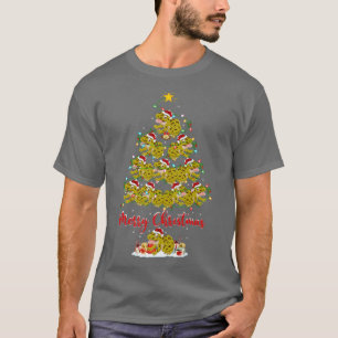 Frog Animal Lover Matching Santa Frog Christmas Tr T-Shirt