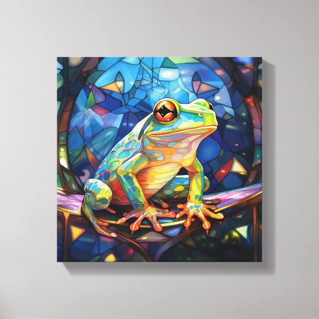 Frog Art Canvas Art (Front)
