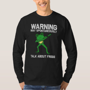 Frog Art For Men Women Dabbing Green Tree Toad Ani T-Shirt