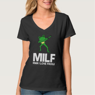 Frog Art For Men Women Dabbing Green Tree Toad Ani T-Shirt
