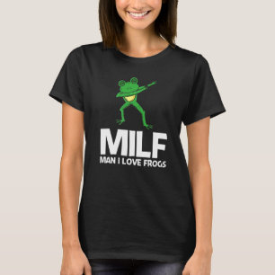 Frog Art For Men Women Dabbing Green Tree Toad Ani T-Shirt