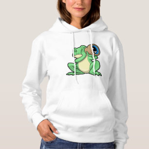 Frog as Astronomy with Telescope Hoodie