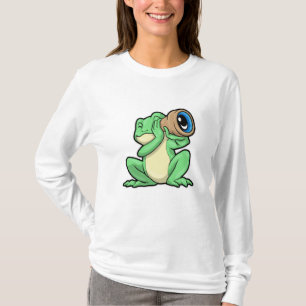 Frog as Astronomy with Telescope T-Shirt