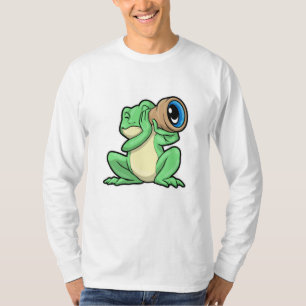 Frog as Astronomy with Telescope T-Shirt