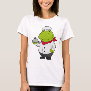 Frog as Cook with Platter T-Shirt