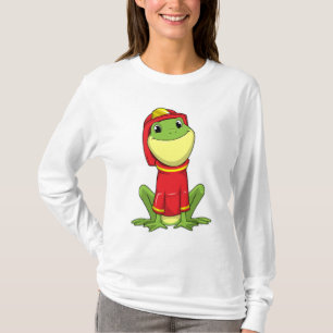 Frog as Firefighter with Helmet T-Shirt