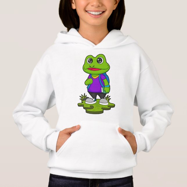 Frog as Hiker with Backpack (Front)