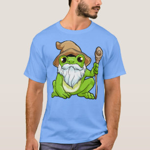 Frog as Magician with Magic wand T-Shirt