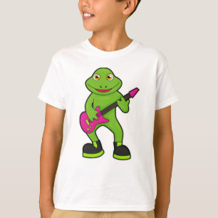 Frog as Musician with Guitar T-Shirt