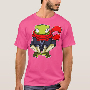 Frog as Ninja with Scarf T-Shirt