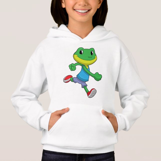Frog as Runner at Running (Front)