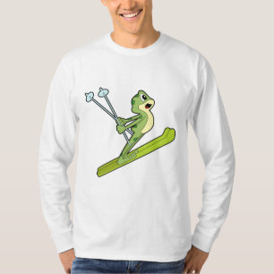 Frog as Ski jumper with Ski.PNG T-Shirt