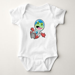 Frog Astronaut Costume Space Baby Bodysuit