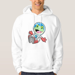 Frog Astronaut Costume Space Hoodie