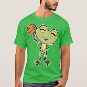 Frog at Basketball Sports T-Shirt