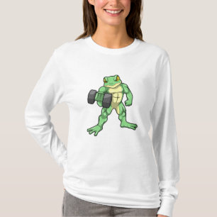 Frog at Bodybuilding with Dumbbell T-Shirt