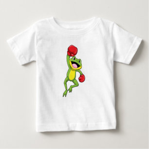 Frog at Boxing with Boxing gloves Baby T-Shirt