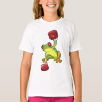Frog at Boxing with Boxing gloves