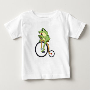 Frog at Circus with Bicycle.PNG Baby T-Shirt
