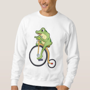 Frog at Circus with Bicycle.PNG Sweatshirt