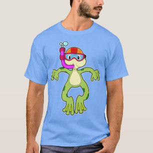 Frog at Diving with Snorkel 2 T-Shirt