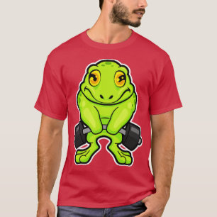Frog at Fitness with Barbell T-Shirt