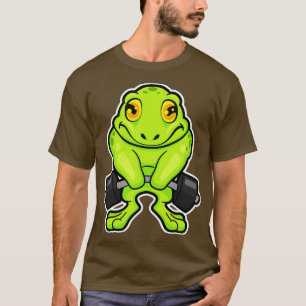 Frog at Fitness with Barbell T-Shirt