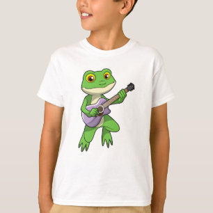 Frog at Music with Guitar T-Shirt