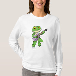 Frog at Music with Guitar T-Shirt