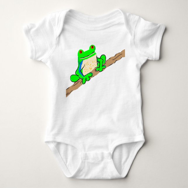 Frog Baby Bodysuit (Front)